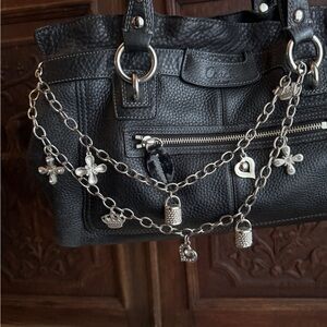 Sold! Charm Belt Purse Chain Bag Crown Rhinestone Heart Flower Cross 2000s